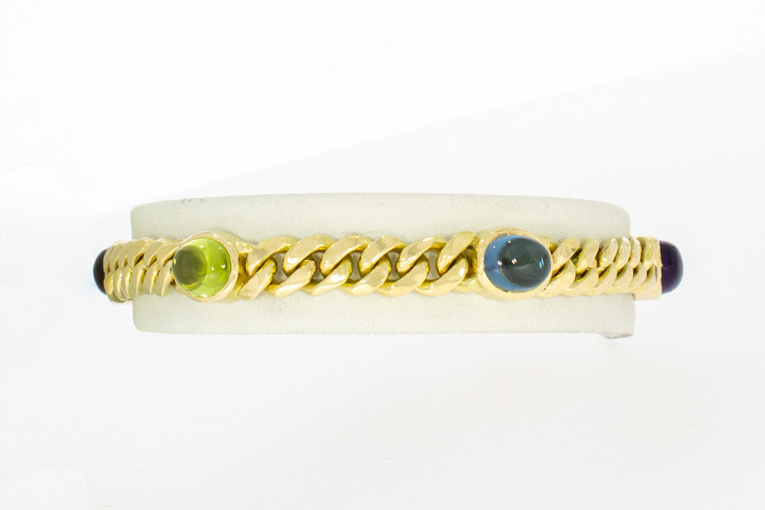 Edelstein Armband 585 Gold - 19,1 cm