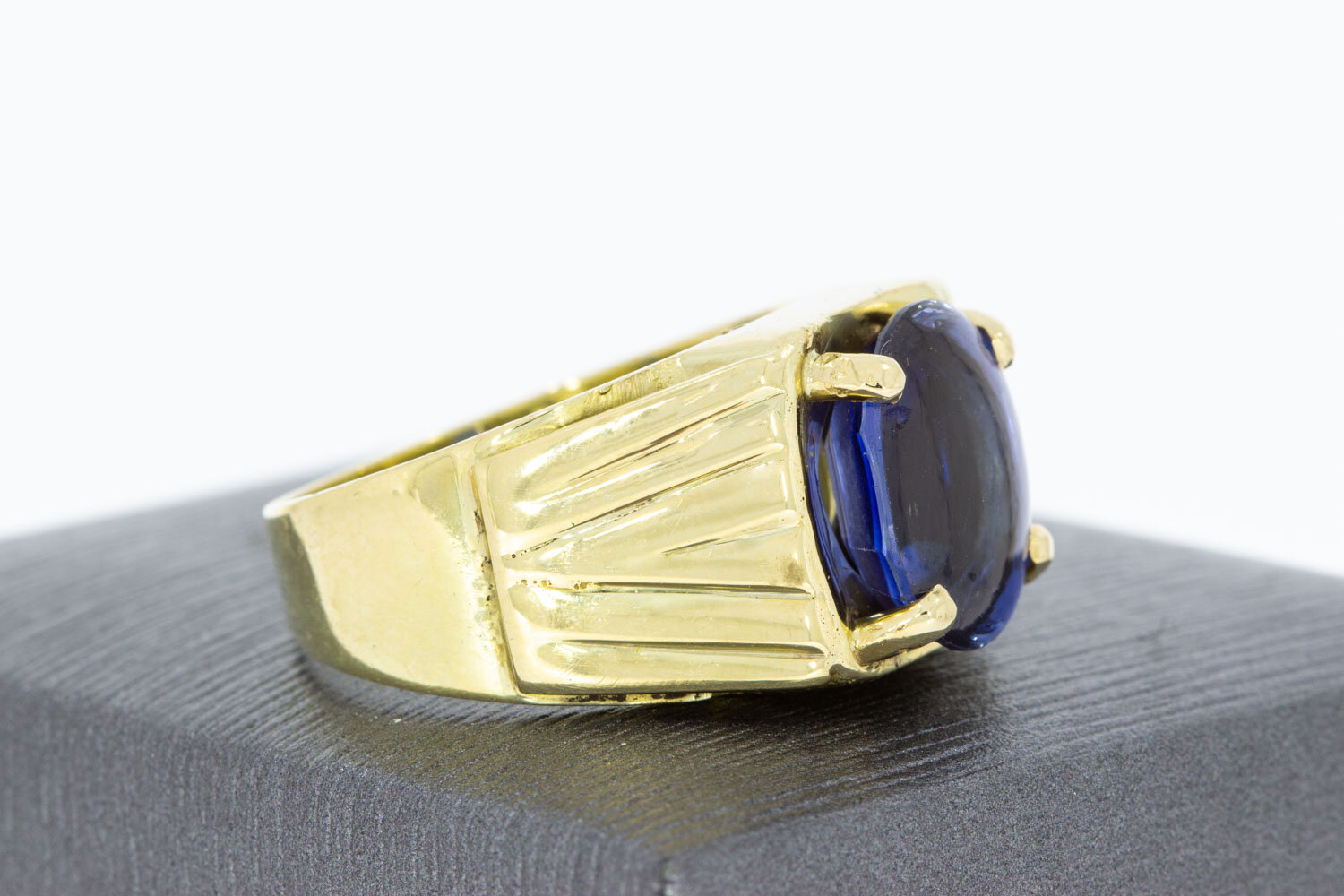 Saphir Ring 585 Gelbgold - 19,8 mm