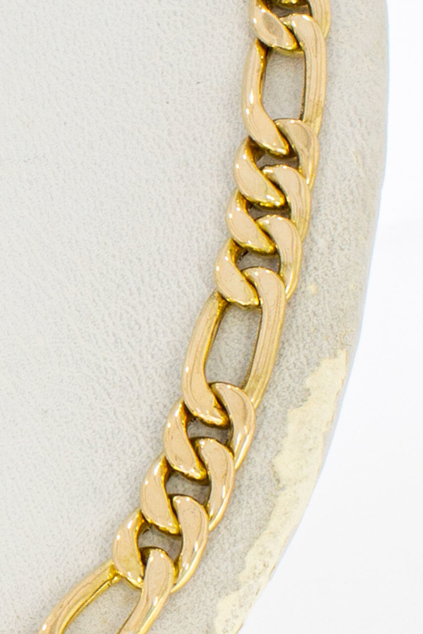 Figarokette 18 Karat Gold - 84,2 cm