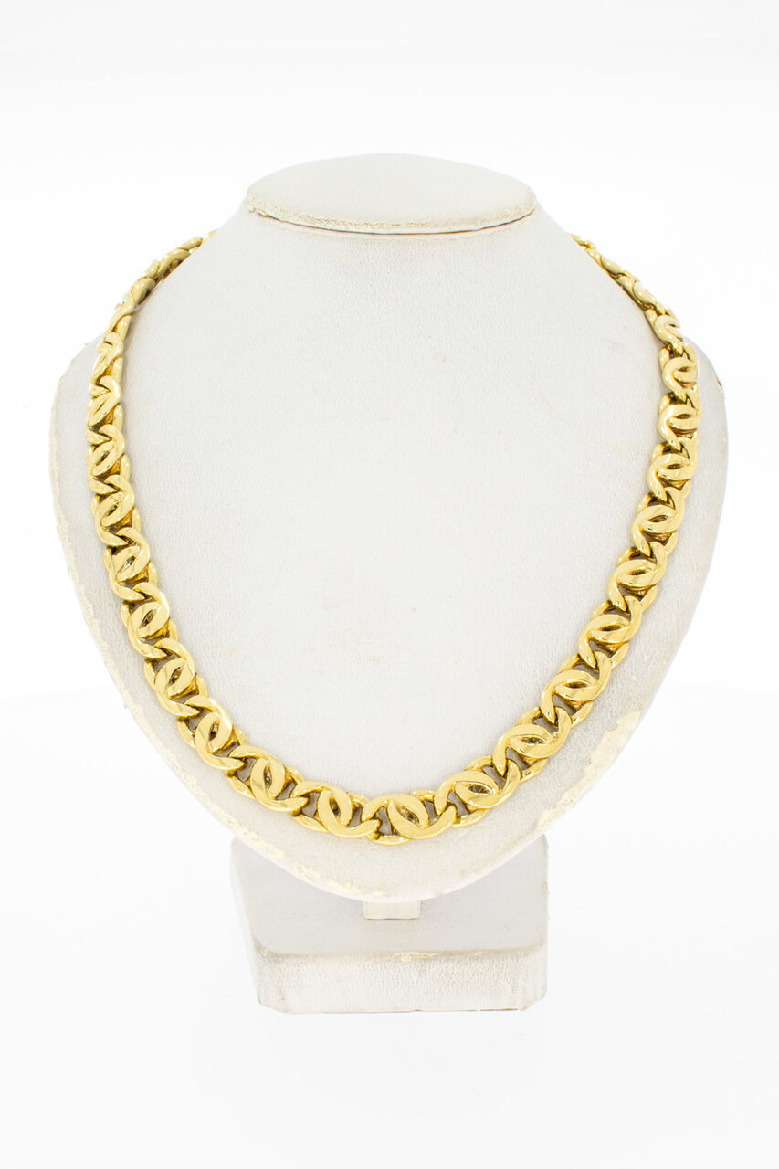 Falkenauge Halskette 18 Karat - 47,2 cm