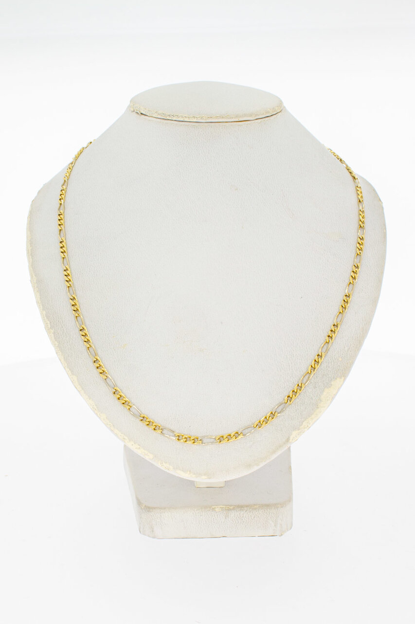 Figarokette 18 Karat Gold - 64,5 cm