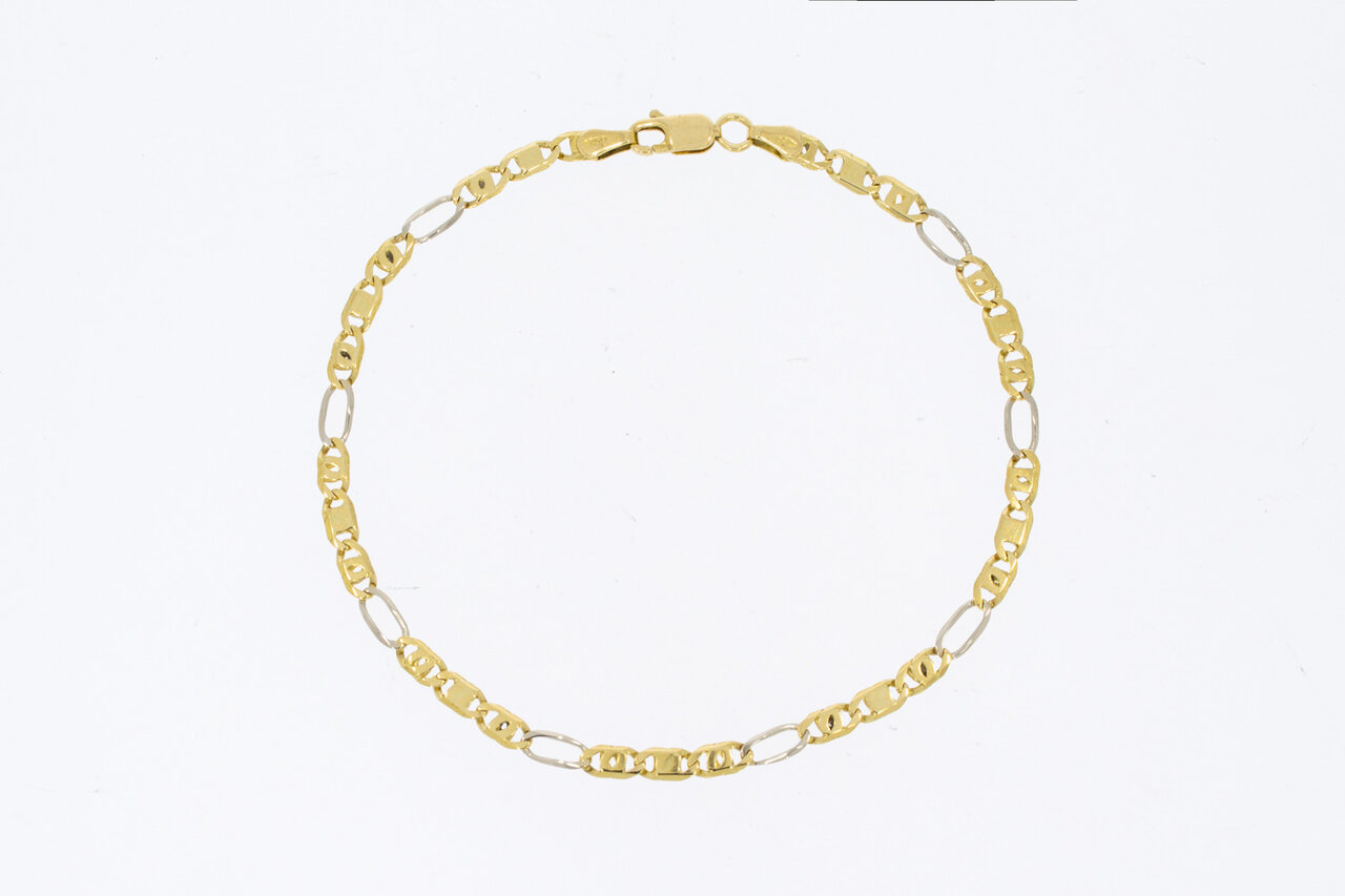 Falkenauge Armband 18 Karat Gold - 21,6 cm