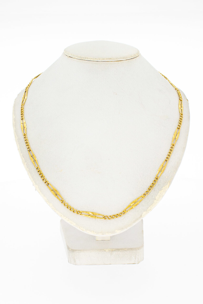 Panzer Goldkette 14 Karat - 48,5 cm