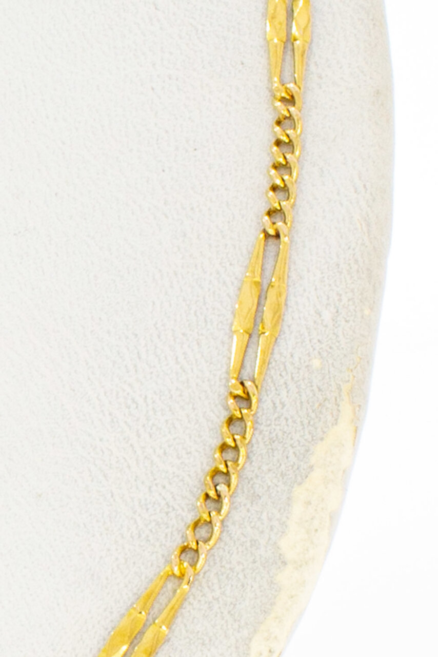 Panzer Goldkette 14 Karat - 48,5 cm