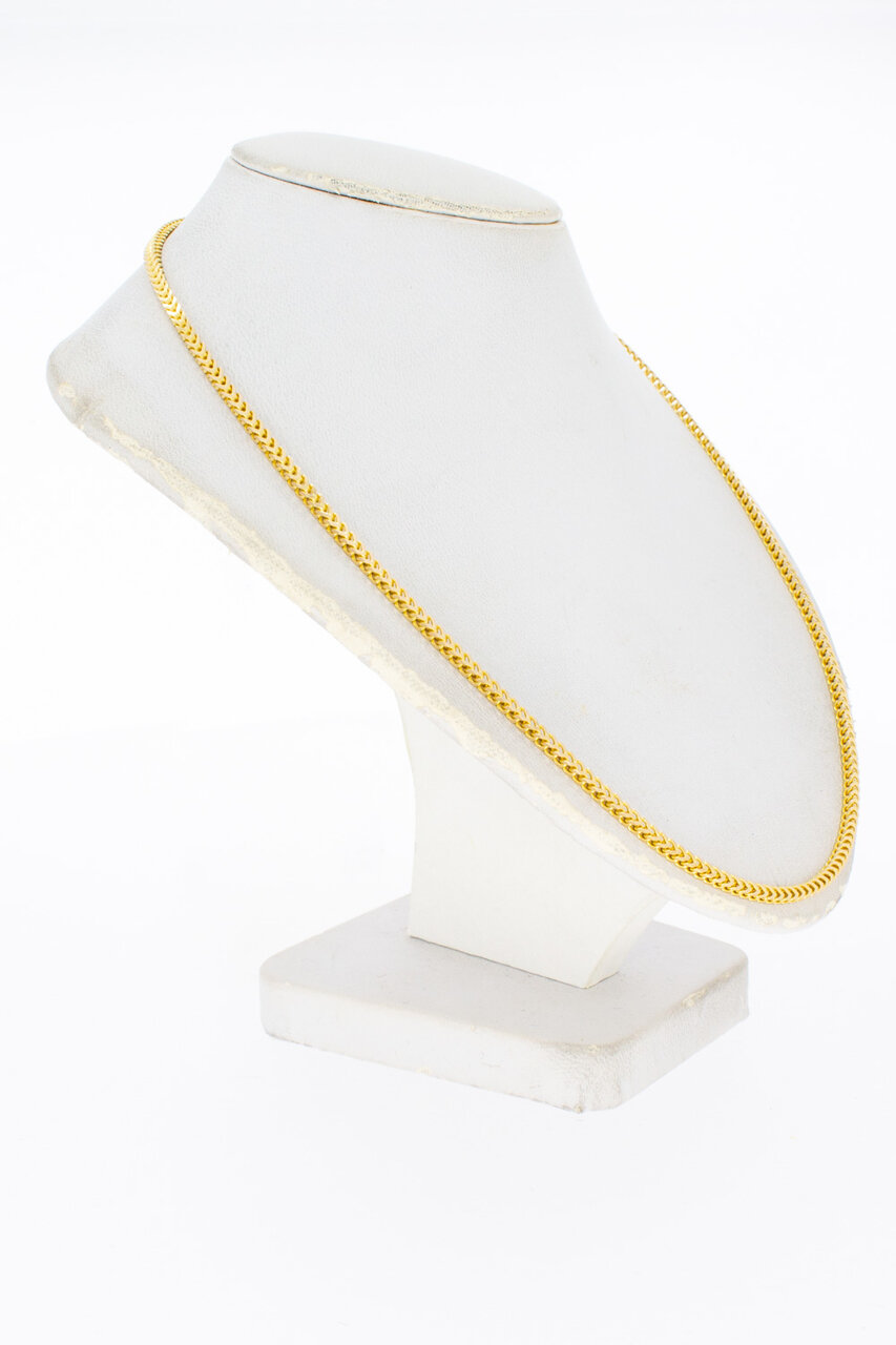 Panzer Kette Rosé Gold 585 - 76 cm