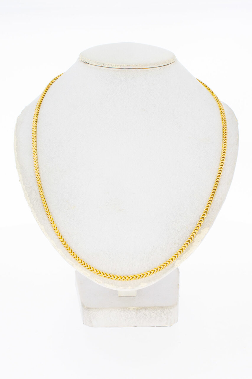 Panzer Kette Rosé Gold 585 - 76 cm