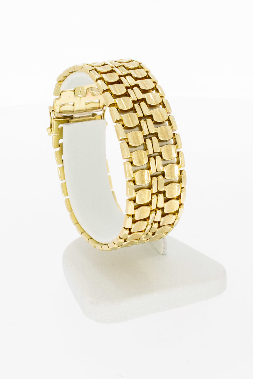 Breites Armband 585 Gold - 17,3 cm