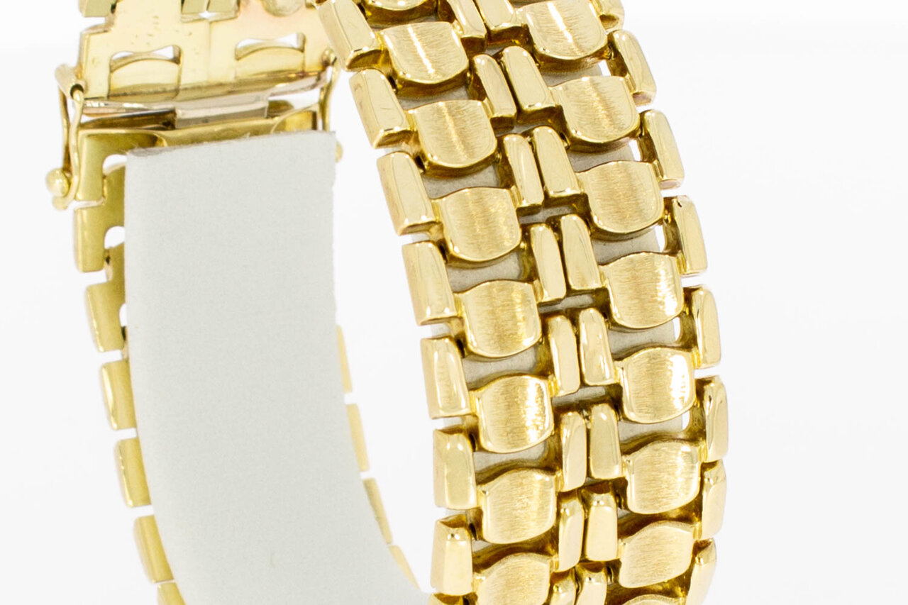 Breites Armband 585 Gold - 17,3 cm