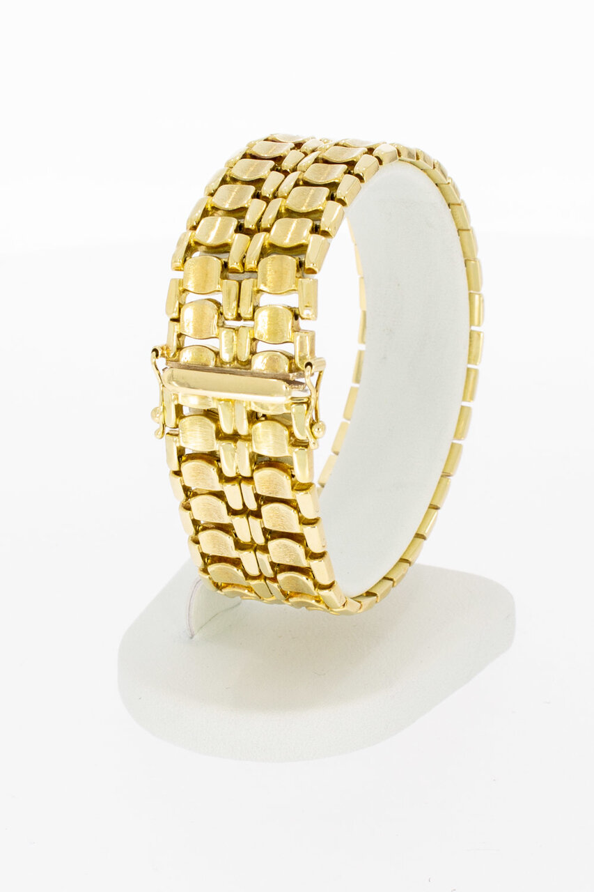 Breites Armband 585 Gold - 17,3 cm