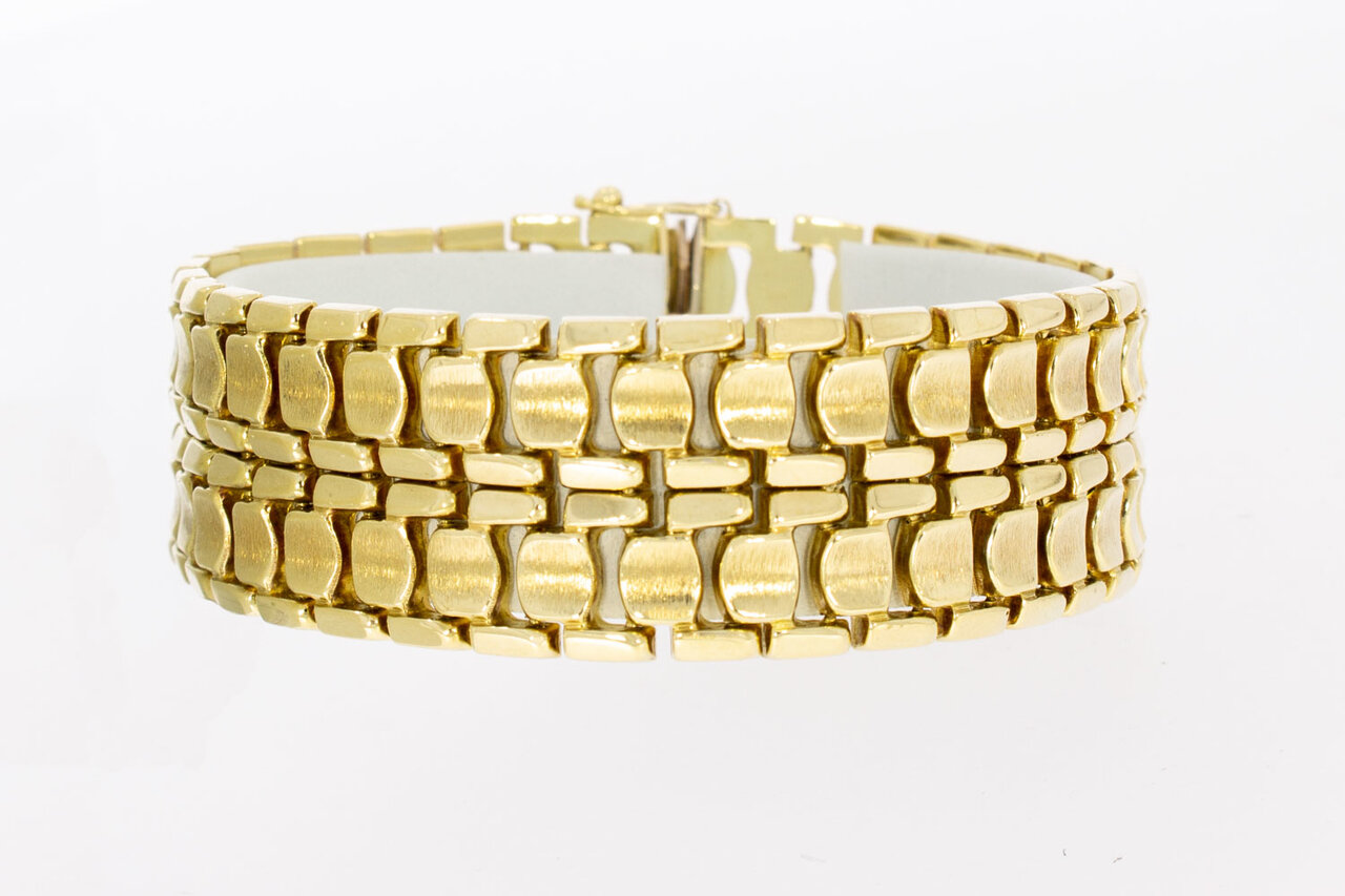 Breites Armband 585 Gold - 17,3 cm