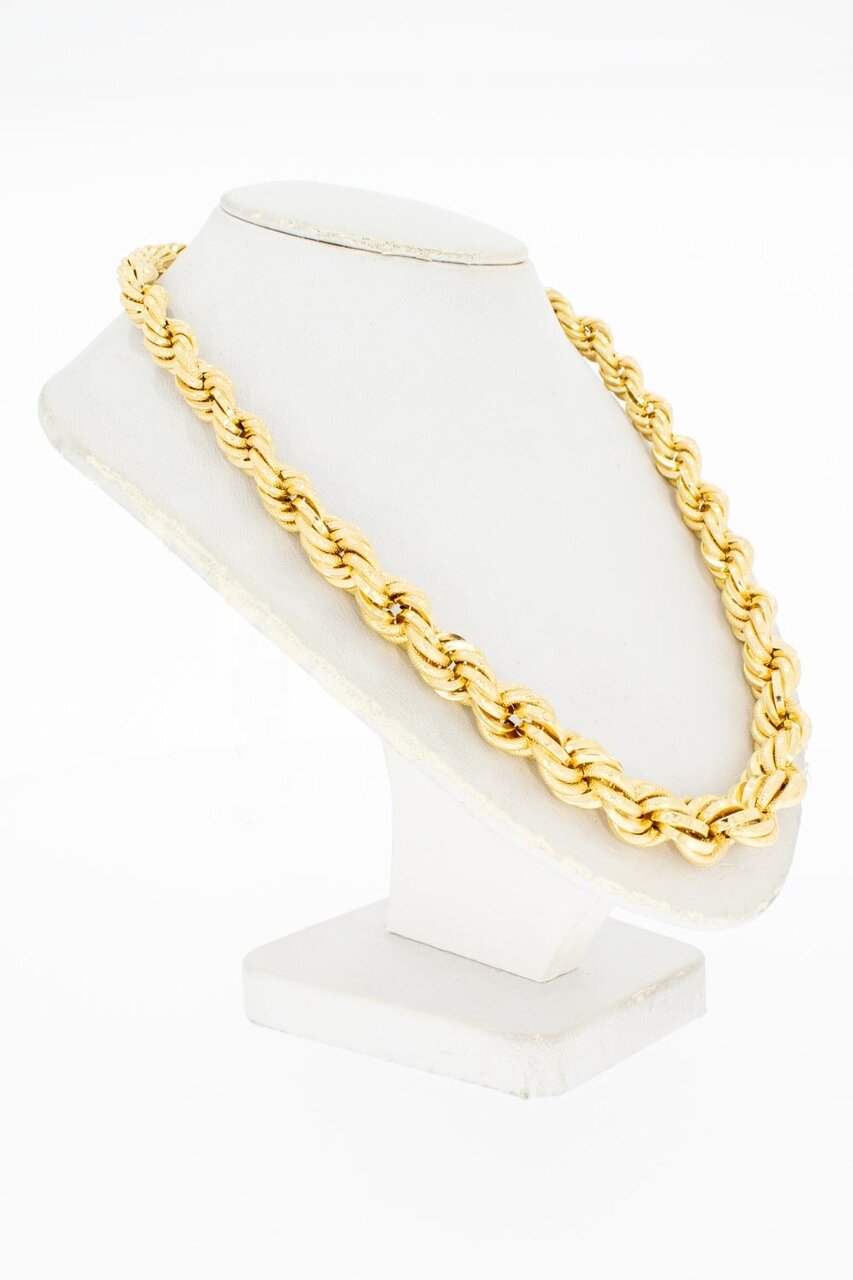 18 Karat Gold Kordelkette - 54,8 cm