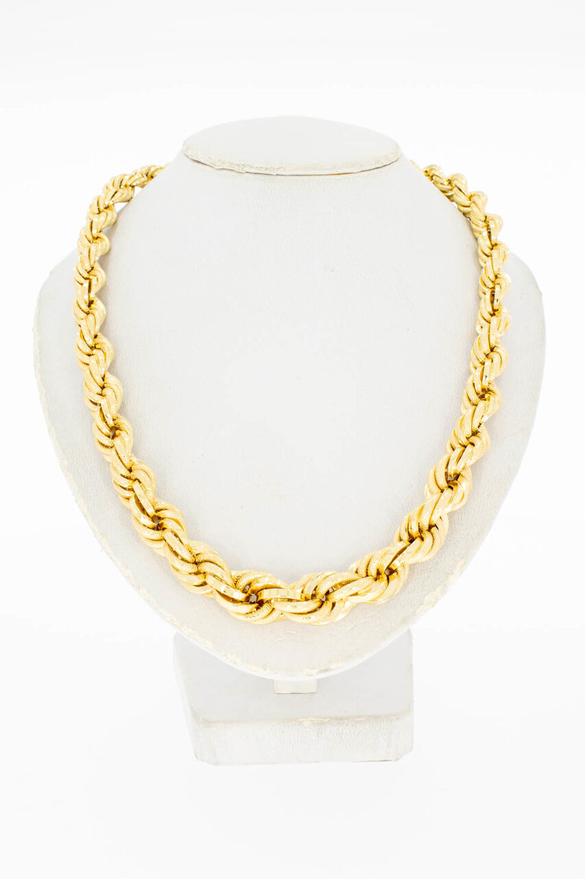 18 Karat Gold Kordelkette - 54,8 cm