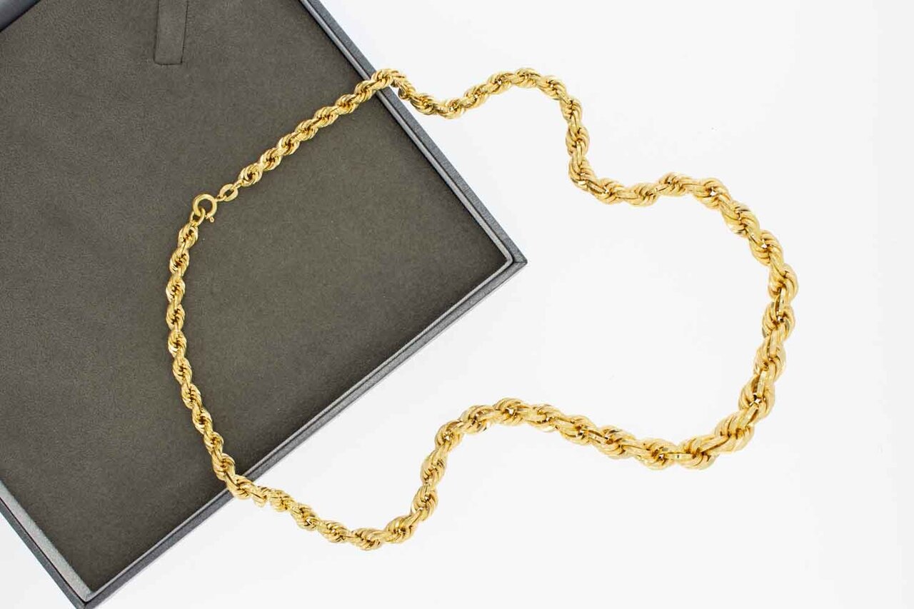 18 Karat Gold Kordelkette - 54,8 cm