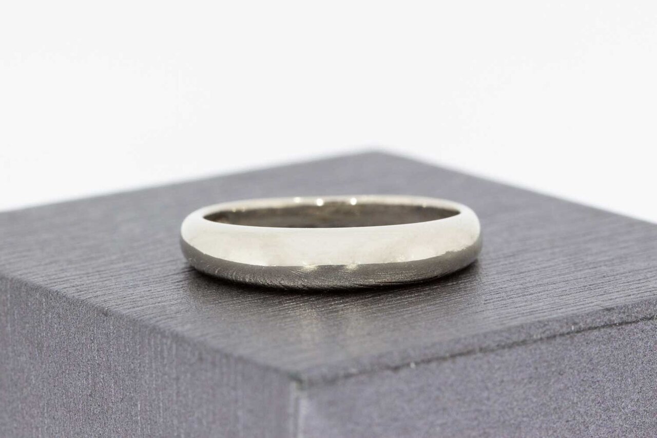 14 Karat Weißgold Stapelring - 18,3 mm