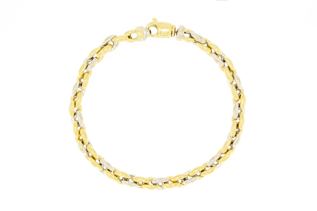 14 Karaat Anker schakelarmband - 20,7 cm