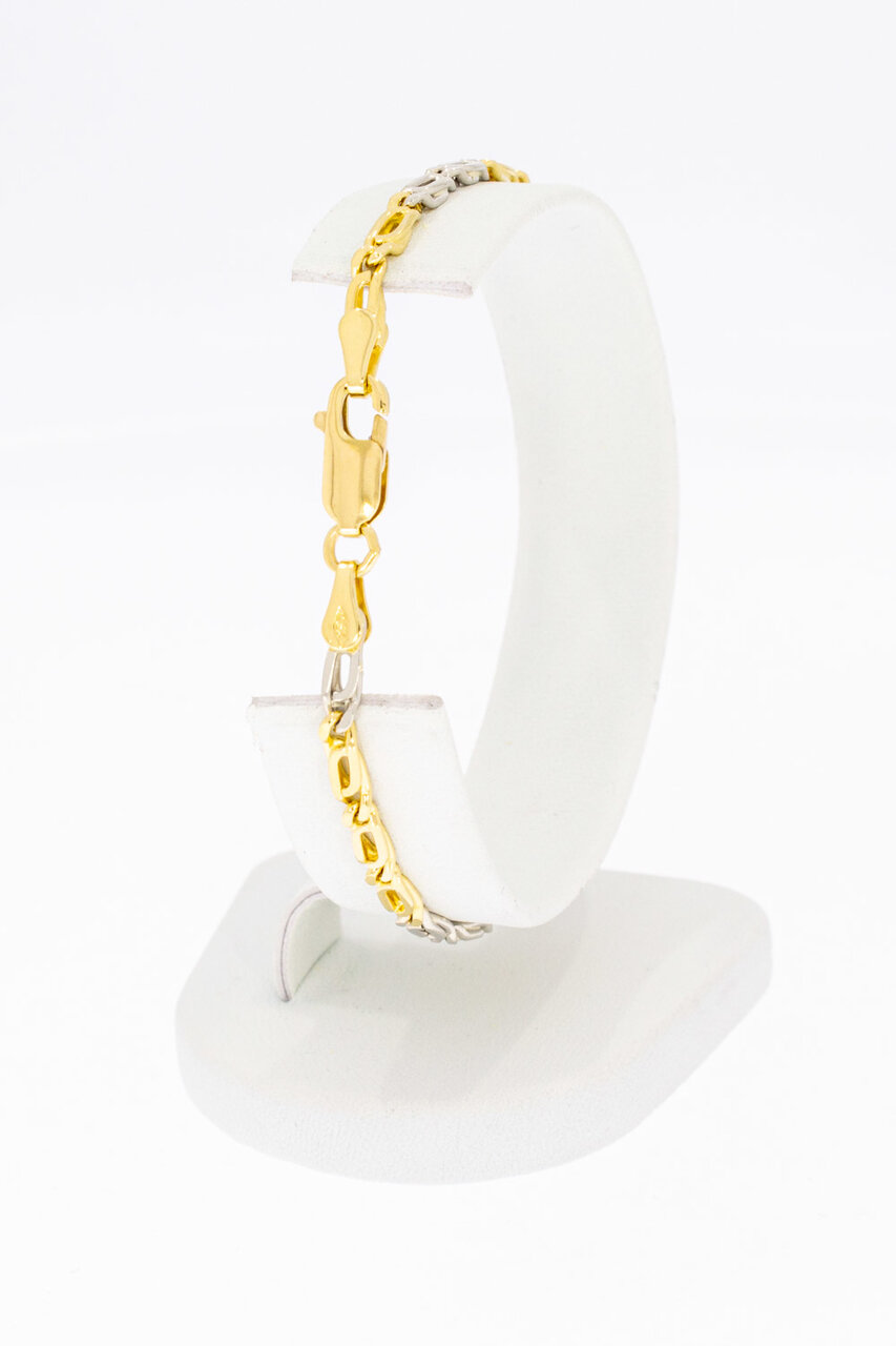 Falkenauge Armband 18 Karat Gold - 18,9 cm