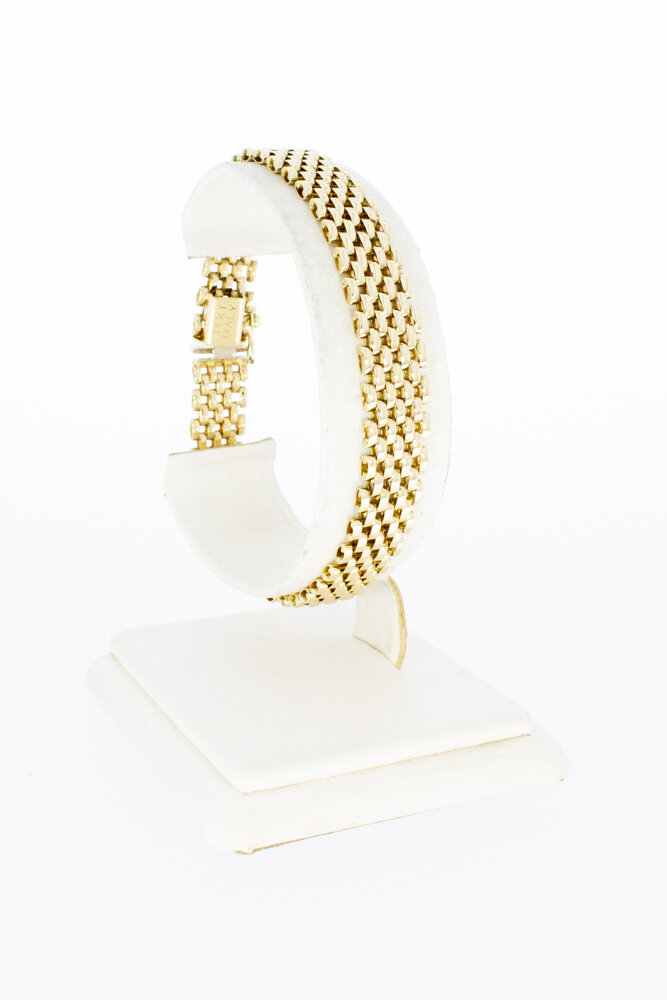 Goldbarren Armband 14 Karat - 19,1 cm