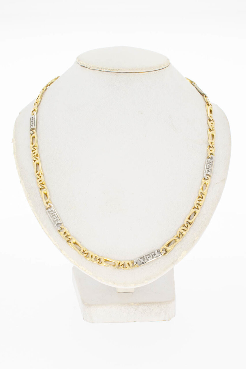 14 Karat Falkenauge Goldkette - 49,5 cm