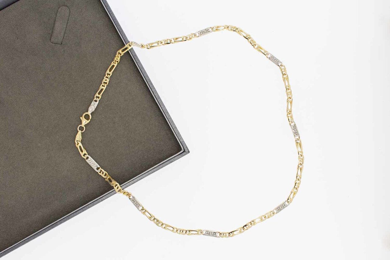 14 Karat Falkenauge Goldkette - 49,5 cm