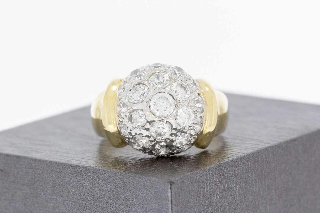 14 Karat Gold Damen Ring - 19,2 mm