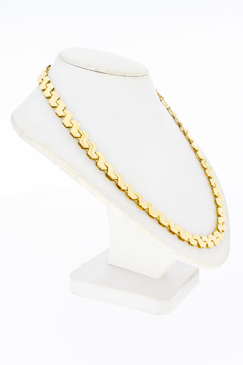 18 Karat Bicolor-Gold Collier - 43,4 cm