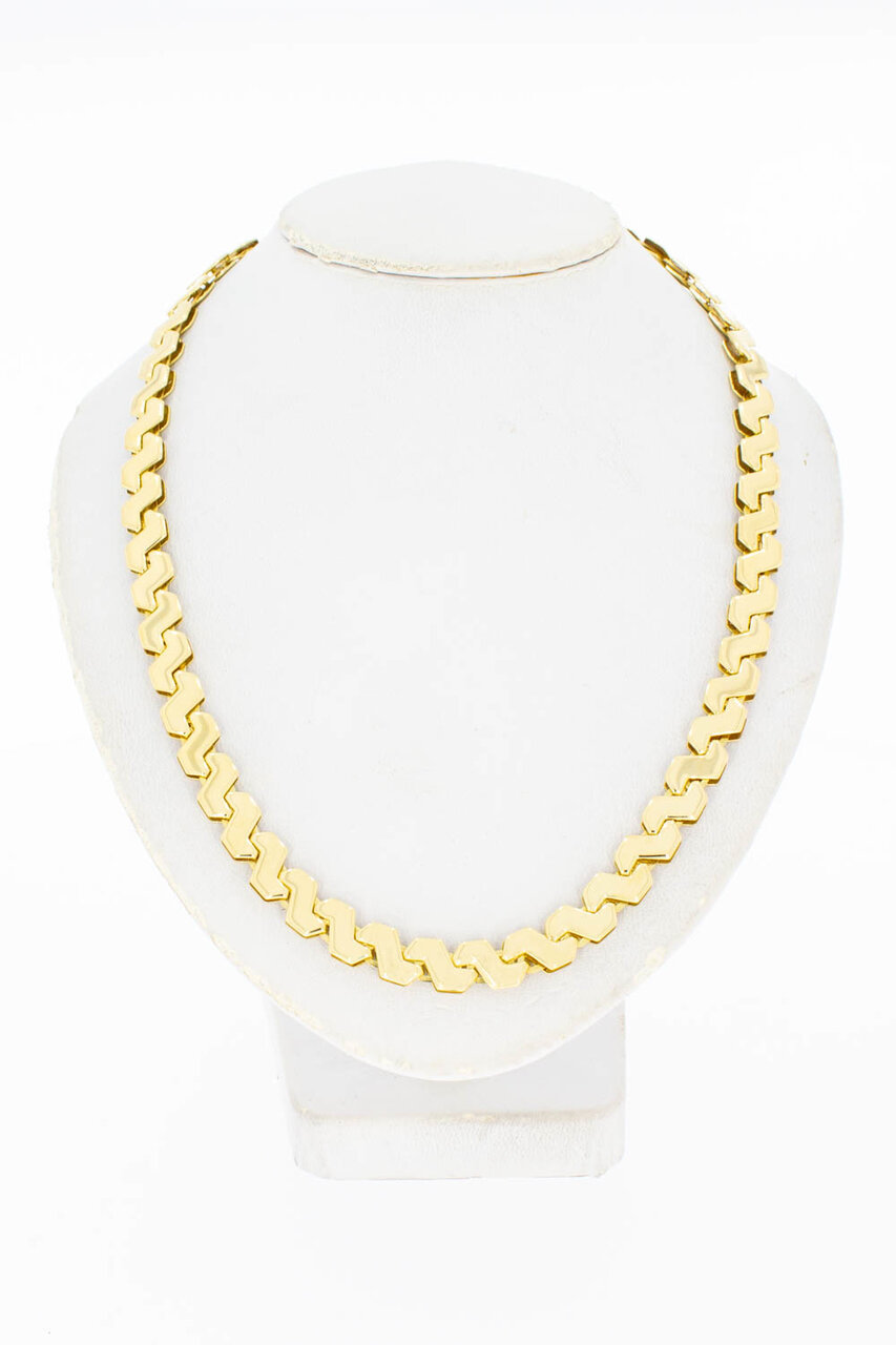18 Karat Bicolor-Gold Collier - 43,4 cm