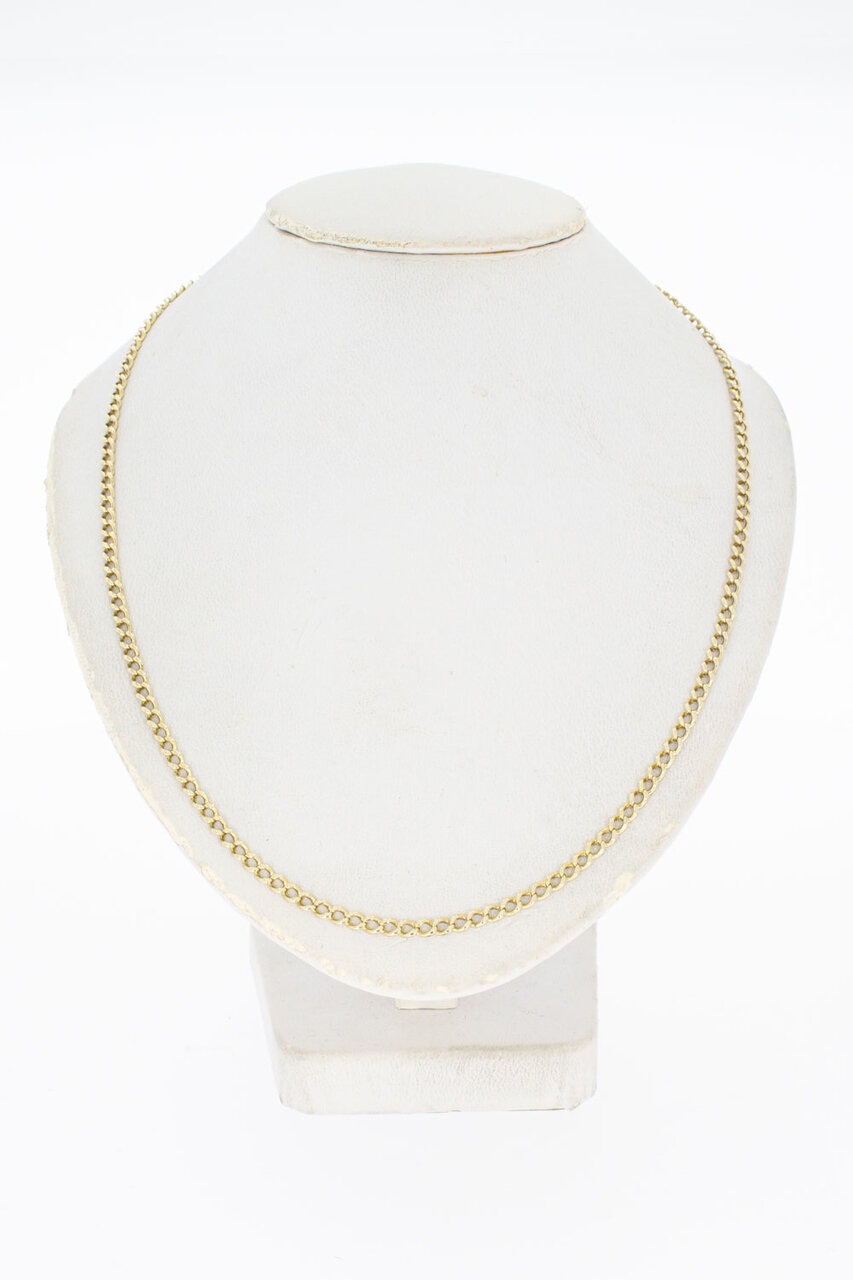 Panzer Halskette 585 Gold - 68,6 cm