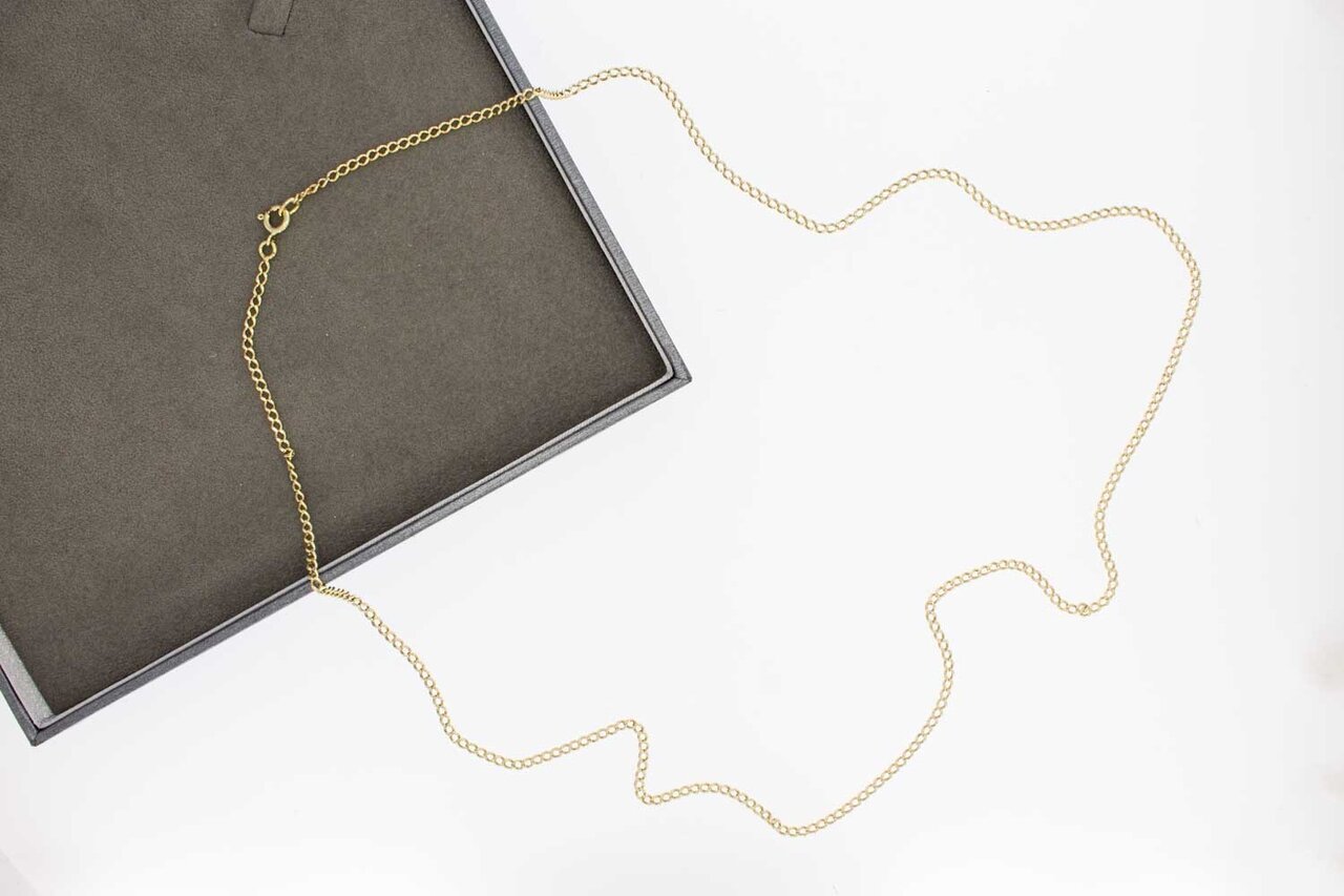 Panzer Halskette 585 Gold - 68,6 cm