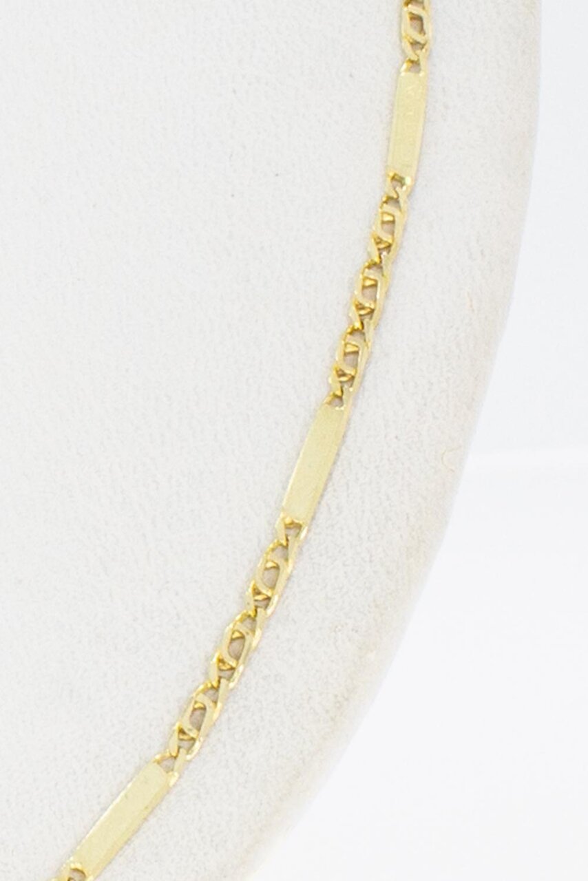 585 Gold Falkenauge Halskette - 43,1 cm