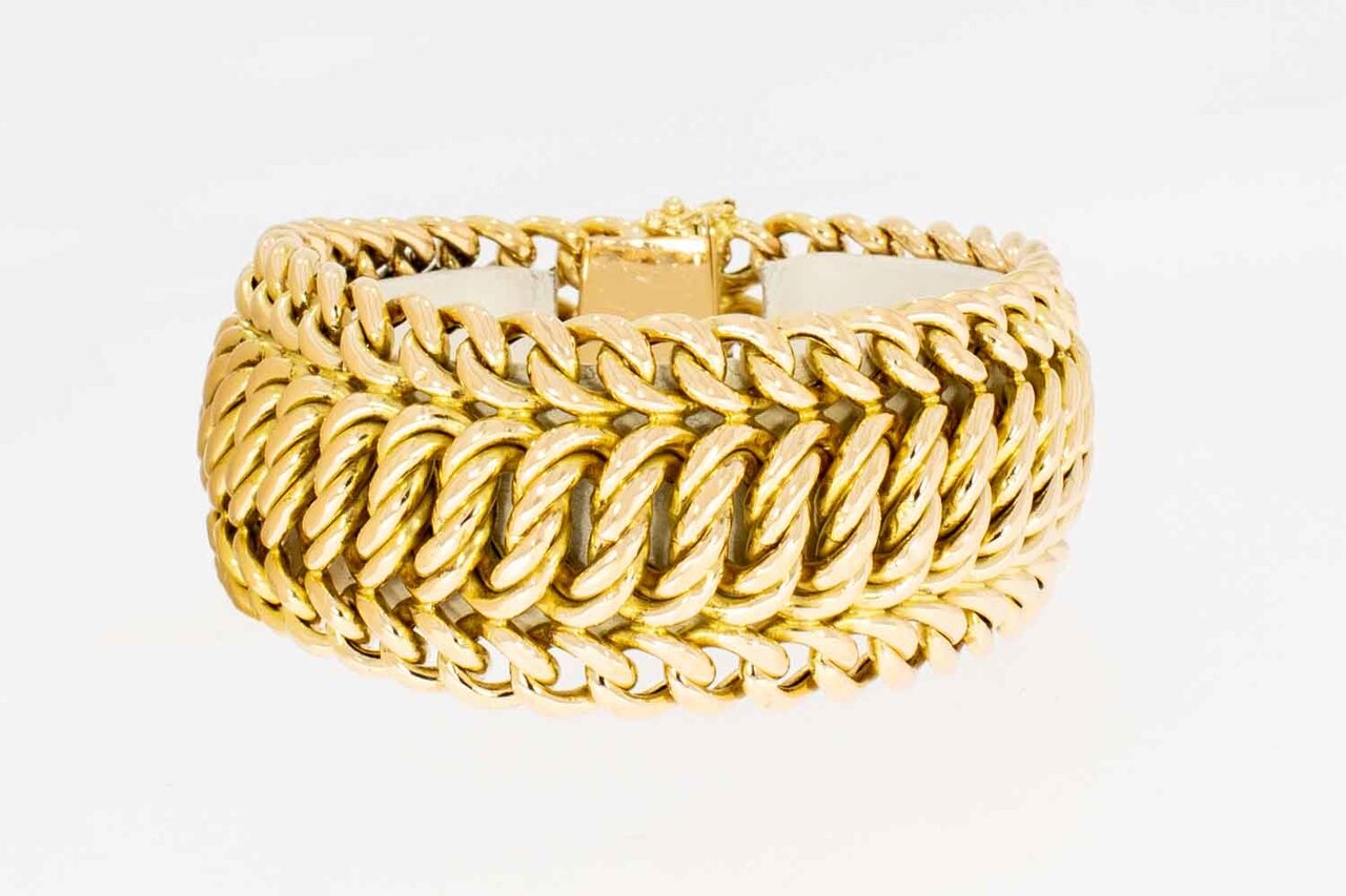 Breites Goldarmband 18 Karat - 18,6 cm