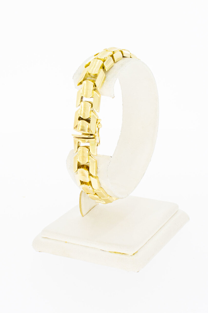 14 Karat Stäbchen Goldarmband - 18,5 cm