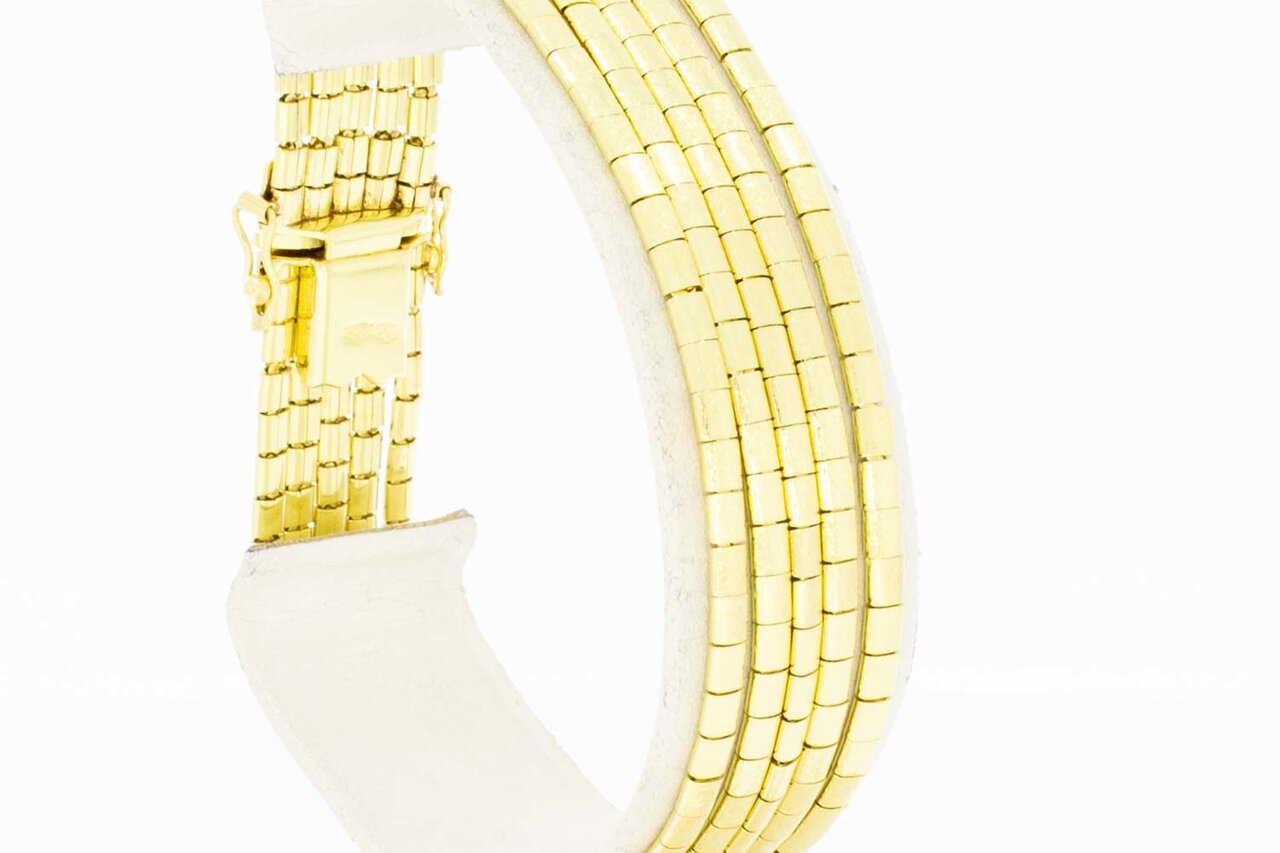 Goldbarren Armband 18 Karat Gold - 19,7 cm