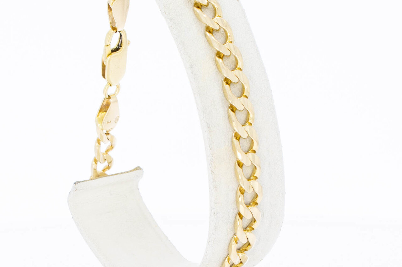 Panzer Goldarmband 14 Karat - 21,7 cm