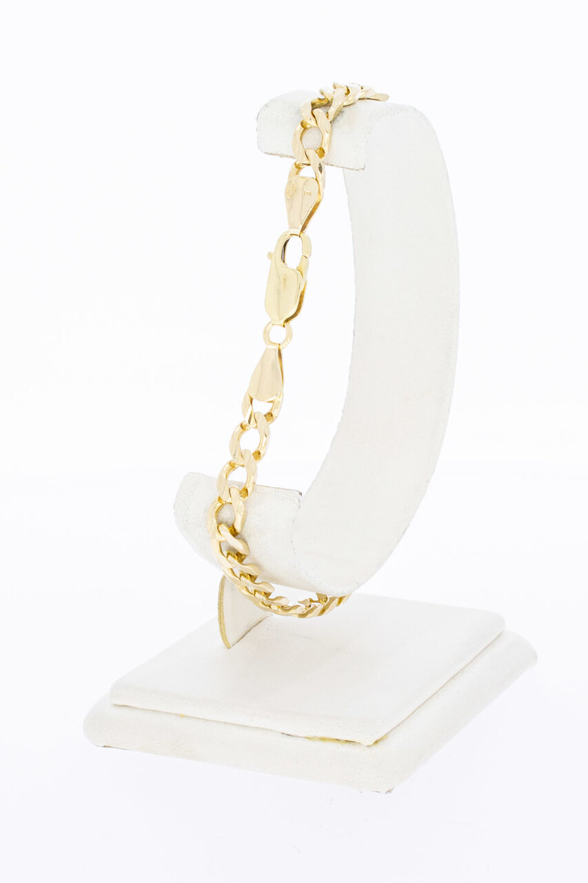 Panzer Goldarmband 14 Karat - 21,7 cm