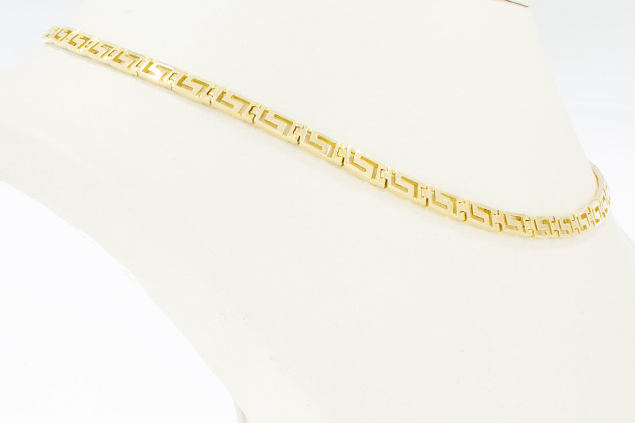 Versace-Stil Choker 585 Gold - 42,5 cm