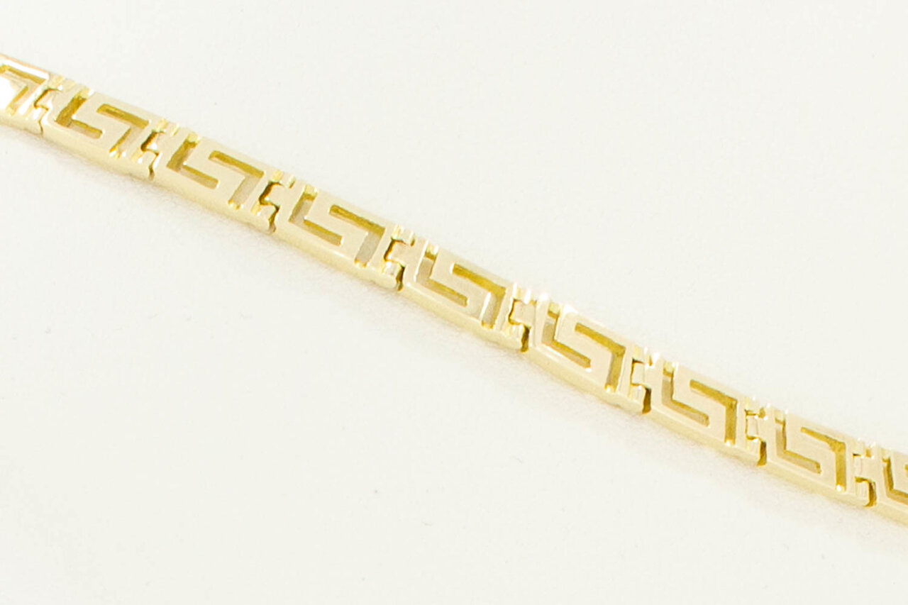 Versace-Stil Choker 585 Gold - 42,5 cm