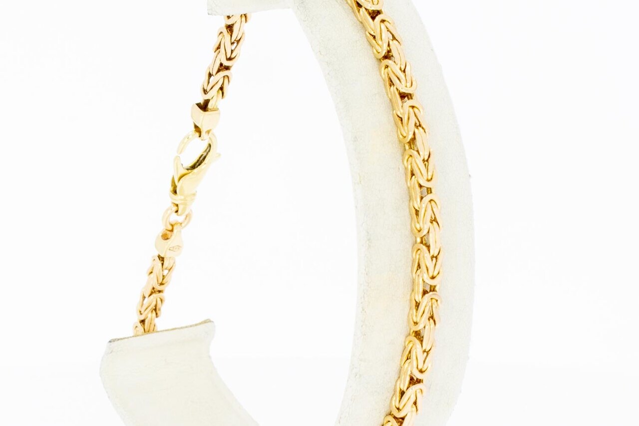 585 Gold Byzantinischer Armband - 22,4 cm