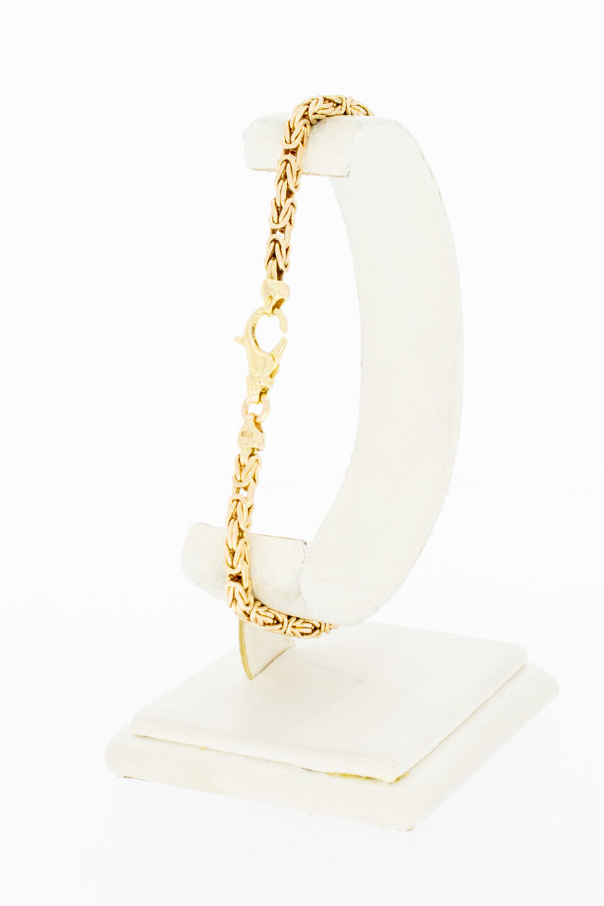 585 Gold Byzantinischer Armband - 22,4 cm