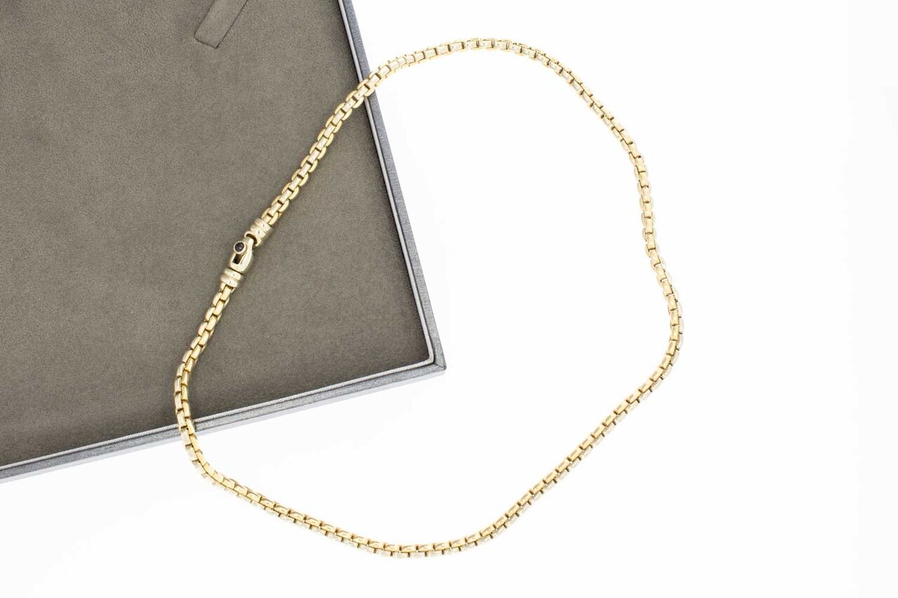 14 Karat  Barren Goldkette - 48,8 cm