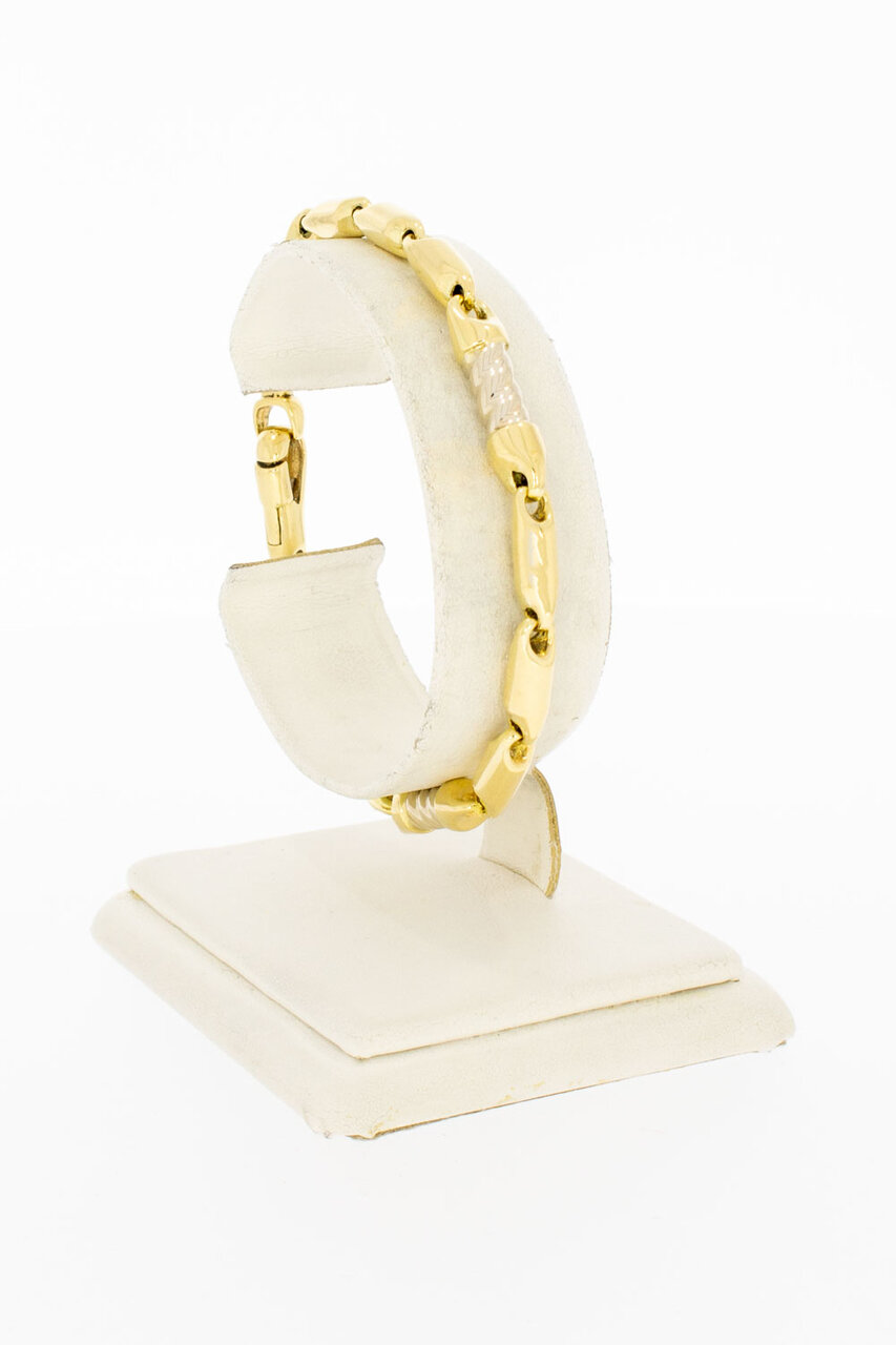 18 Karat Barren Goldarmband - 19,2 cm