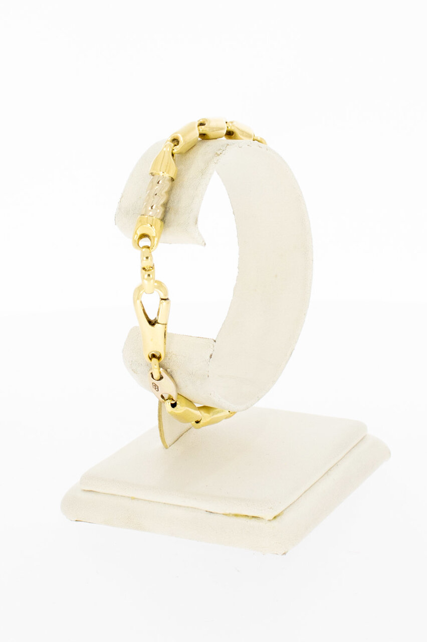 18 Karat Barren Goldarmband - 19,2 cm