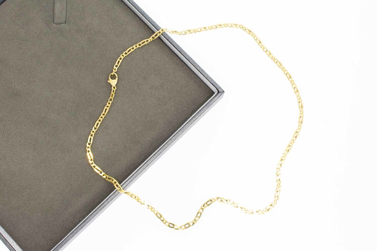 Falkenauge Goldkette 14 Karat - 45,2 cm