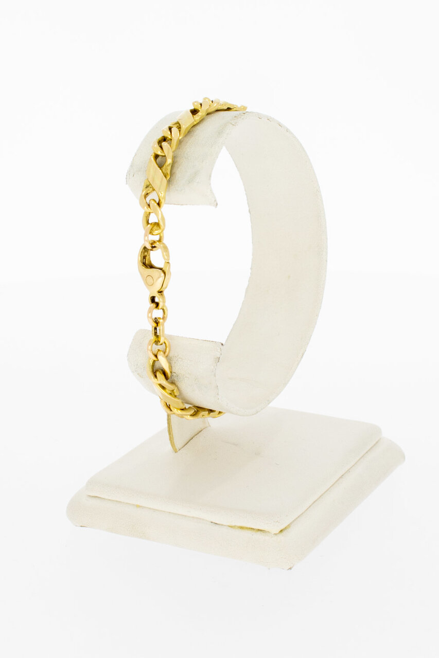Infinity Goldarmband 14 Karat - 19,1 cm