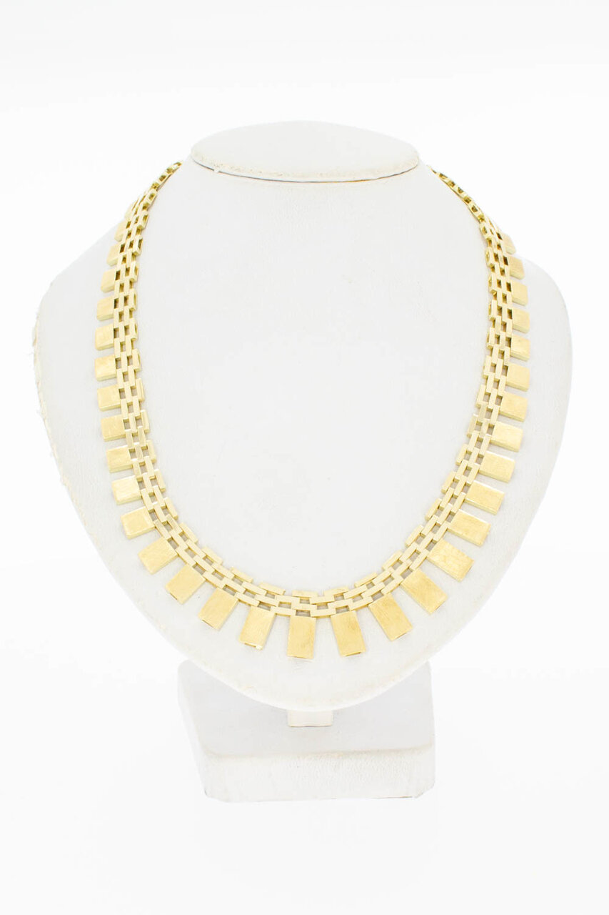 Sonnenstrahlen Collier 585 Gold - 45 cm