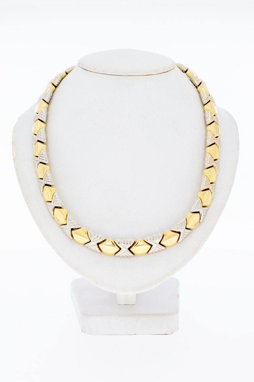 Fantasie Damen Goldkette 18 Karat - 42,7 cm