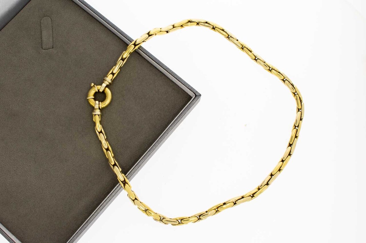 18 Karat Goldbarren Kette - 46,5 cm
