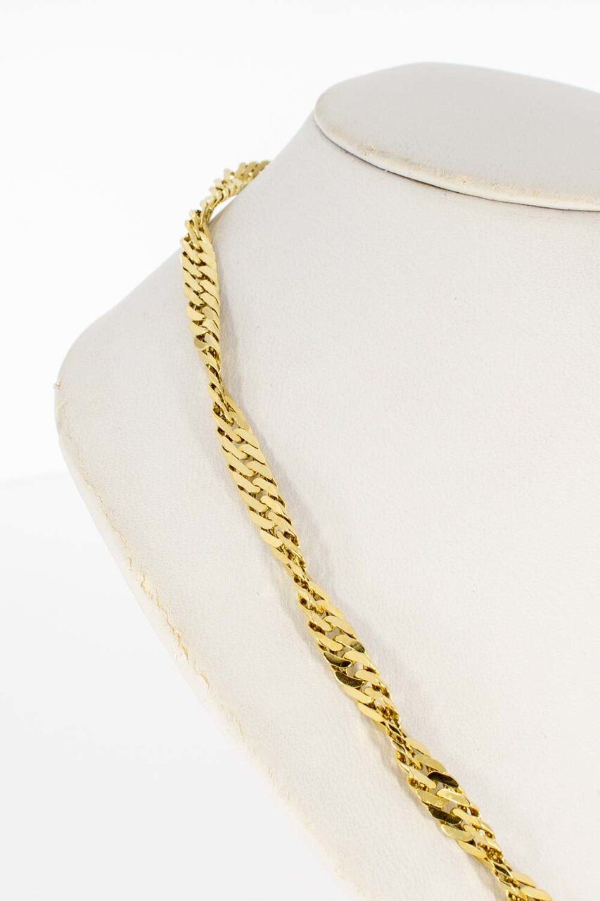 Panzer Collier 14 Karat Gold - 40 cm