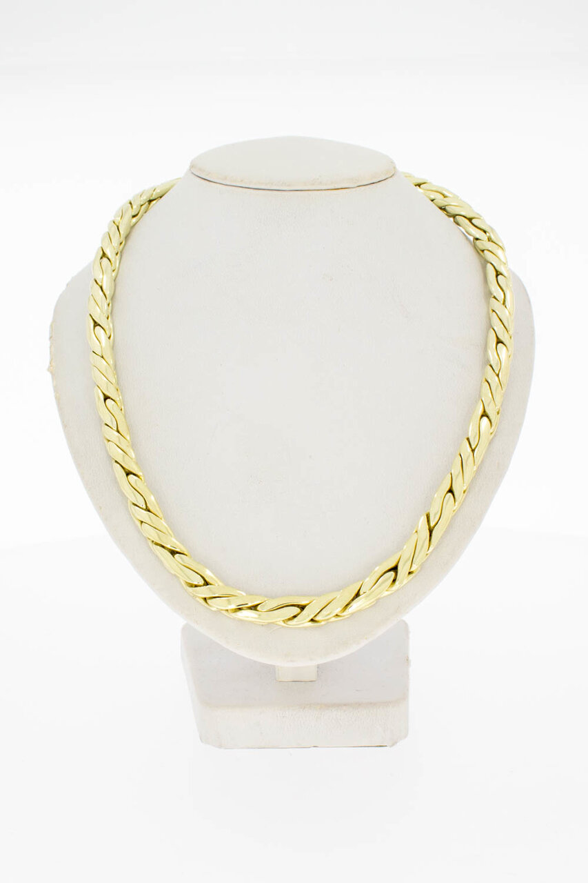 14 Karat Fuchsschwanz Goldkette - 46,5 cm