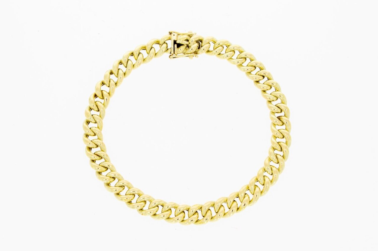 Panzer Goldarmband 14 Karat - 19,6 cm