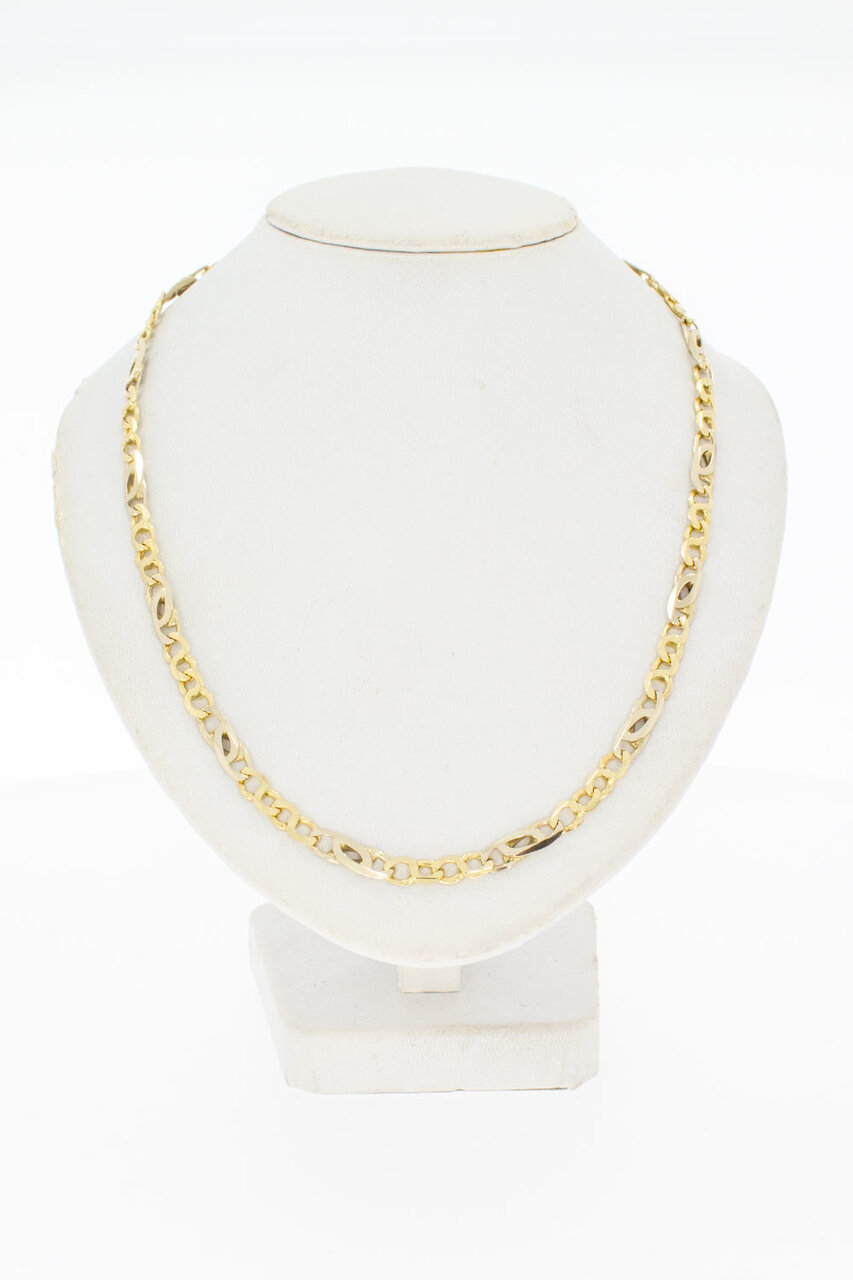 Falkenauge Goldkette 14 Karat - 52,6 cm